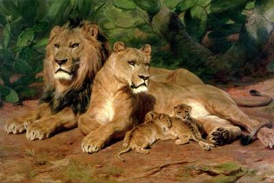 The Lions at Home, 1881
