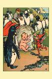 Fairies, Penguins and a Baby-Rosa C. Petherick-Framed Art Print