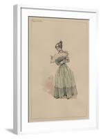 Rosa Dartle, C.1920s-Joseph Clayton Clarke-Framed Giclee Print