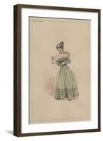 Rosa Dartle, C.1920s-Joseph Clayton Clarke-Framed Giclee Print