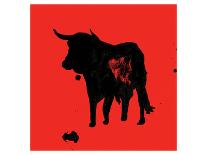 Pamplona Bull IV-Rosa Mesa-Art Print