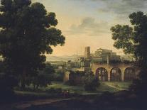 Landscape with Ruins and Wayfarers, 1812-Rosa Mezzera-Framed Giclee Print