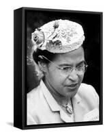 Rosa Parks Woman Who Touched Off Montgomery, Alabama Bus Boycott by African Americans-Paul Schutzer-Framed Stretched Canvas