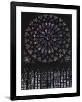 Rosace de Notre-Dame de Paris-null-Framed Giclee Print