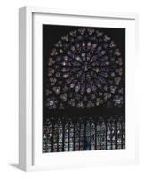 Rosace de Notre-Dame de Paris-null-Framed Giclee Print