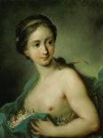 A Young Lady with a Parrot, C.1730-Rosalba Giovanna Carriera-Giclee Print