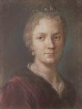 Self portrait-Rosalba Carriera-Art Print