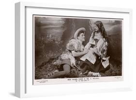 Rosalind and Orlando, 'As You Like It' Shakespeare-null-Framed Art Print