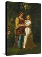 Rosalind and Orlando-John Faed-Stretched Canvas