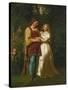 Rosalind and Orlando-John Faed-Stretched Canvas