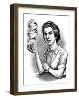 Rosalind Franklin, British Chemist-Bill Sanderson-Framed Photographic Print