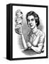 Rosalind Franklin, British Chemist-Bill Sanderson-Framed Stretched Canvas