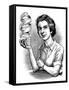 Rosalind Franklin, British Chemist-Bill Sanderson-Framed Stretched Canvas