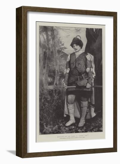 Rosalind, in the Exhibition of the Royal Institute of Painters in Water Colours-Sir James Dromgole Linton-Framed Giclee Print