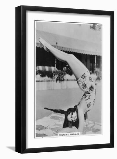 Rosalind Marquis, American Film Actress, 1938-null-Framed Giclee Print