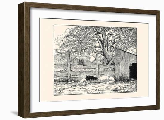 Rosaline and Piggy Joe Did Not Have Enough to Eat-Luxor Price-Framed Art Print