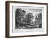Rosamond's Pond, St James's Park, Westminster, London, 1799-M Merigot-Framed Giclee Print