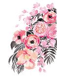 Danette Bouquet in Pink-Rosana Laiz Blursbyai-Giclee Print