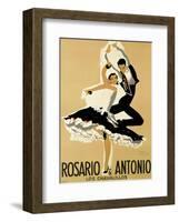 Rosario & Antonio, 1949-Paul Colin-Framed Art Print