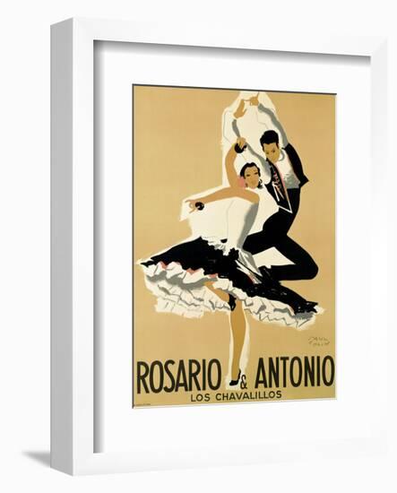 Rosario & Antonio, 1949-Paul Colin-Framed Art Print