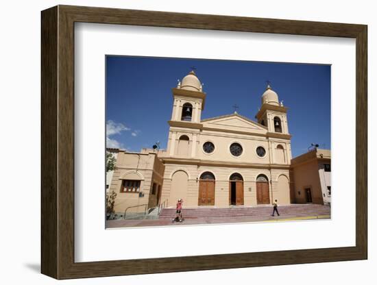 Rosario Cathedral in the Main Square of Cafayate, Salta Province, Argentina, South America-Yadid Levy-Framed Photographic Print
