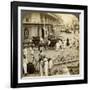 Rosario Road and Binondo Church, Manila, Philippines-Underwood & Underwood-Framed Photographic Print