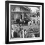 Rosario Street and Binondo Church as Seen from Pasig River, Manila, Philippines, 1899-Underwood & Underwood-Framed Photographic Print