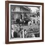 Rosario Street and Binondo Church as Seen from Pasig River, Manila, Philippines, 1899-Underwood & Underwood-Framed Photographic Print