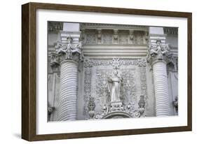 Rosary Church or Saint John the Baptist Church, Facade, Statue of Saint Dominic-null-Framed Giclee Print
