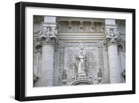 Rosary Church or Saint John the Baptist Church, Facade, Statue of Saint Dominic-null-Framed Giclee Print