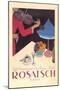 Rosatsch: Cafe-Restaurant, Tea Room, Hotel-null-Mounted Art Print