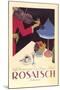 Rosatsch: Cafe-Restaurant, Tea Room, Hotel-null-Mounted Art Print