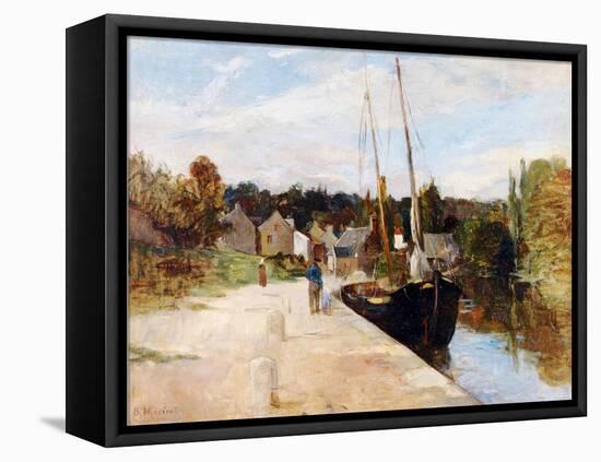Rosbras, Brittany, 1866-67-Morisot-Framed Stretched Canvas