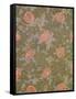 "Rose - 93" Wallpaper Design-William Morris-Framed Stretched Canvas