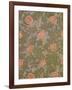 "Rose - 93" Wallpaper Design-William Morris-Framed Giclee Print