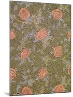 "Rose - 93" Wallpaper Design-William Morris-Mounted Giclee Print