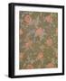 "Rose - 93" Wallpaper Design-William Morris-Framed Giclee Print