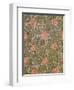 "Rose - 93" Wallpaper Design-William Morris-Framed Giclee Print