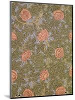 "Rose - 93" Wallpaper Design-William Morris-Mounted Giclee Print