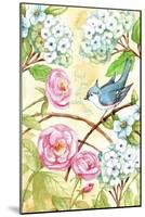 Rose and Bird Joy Each Day 2-Melinda Hipsher-Mounted Giclee Print
