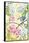 Rose and Bird Joy Each Day 2-Melinda Hipsher-Framed Stretched Canvas