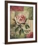 Rose and Butterfly-Lisa Audit-Framed Art Print