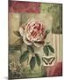 Rose and Butterfly-Lisa Audit-Mounted Art Print