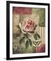 Rose and Butterfly-Lisa Audit-Framed Art Print