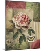 Rose and Butterfly-Lisa Audit-Mounted Art Print