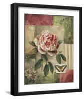 Rose and Butterfly-Lisa Audit-Framed Giclee Print