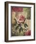 Rose and Butterfly-Lisa Audit-Framed Giclee Print