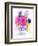 Rose and Cornflowers in Pitcher, 2017-John Keeling-Framed Giclee Print