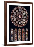 Rose and Lancet Windows from the South Wall, circa 1224-null-Framed Giclee Print