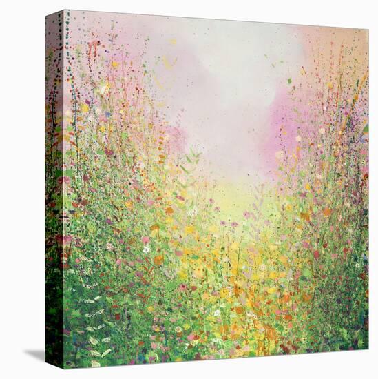 Rose and Lime-Sandy Dooley-Stretched Canvas